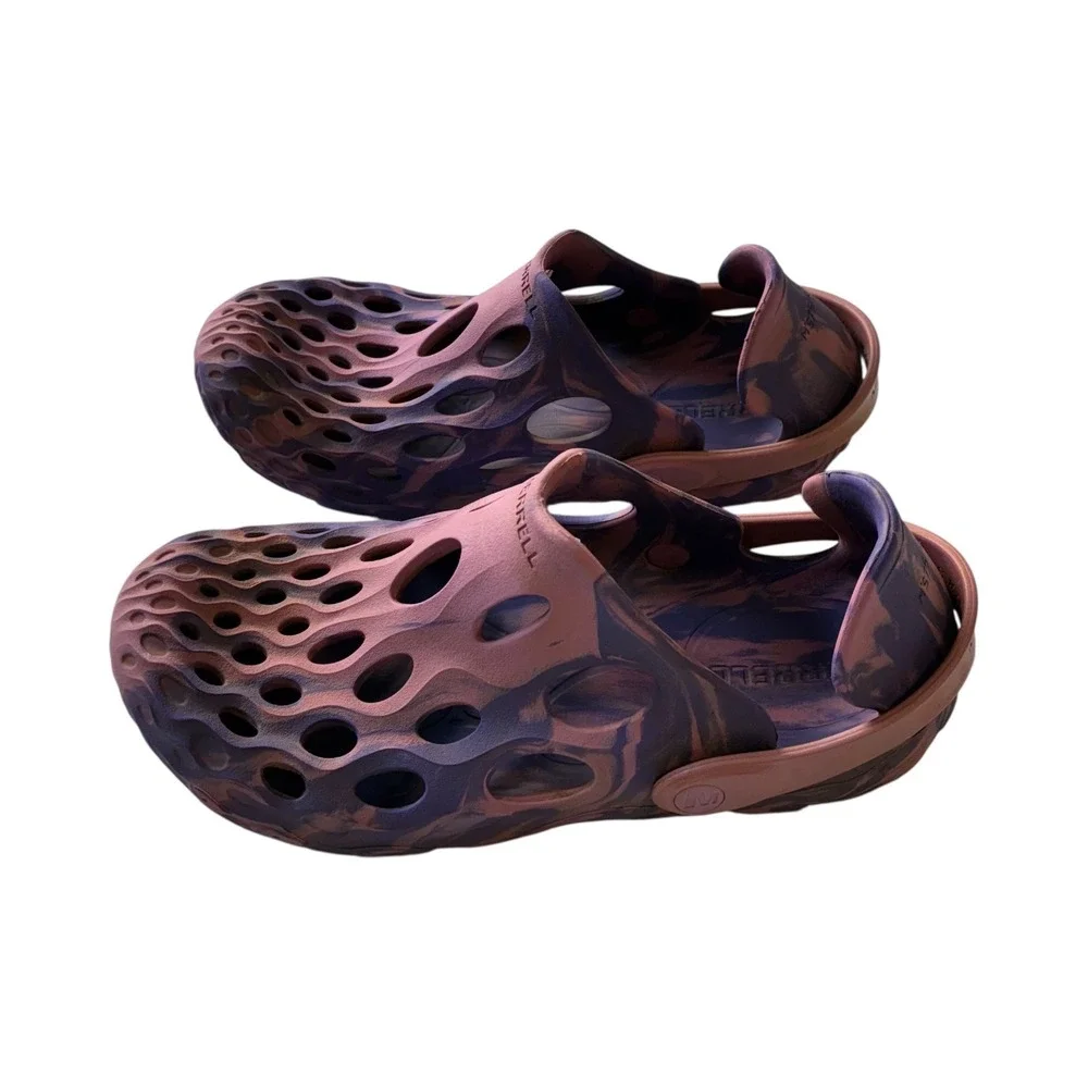 Merrell Hydro Moc Clog Water Shoe Purple Pink Tie Dye Comfort Casual Womens 9‎